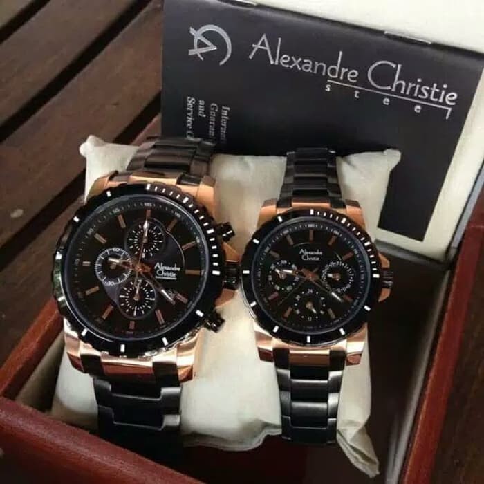 Limited jam tangan couple AC 6141 Terkini