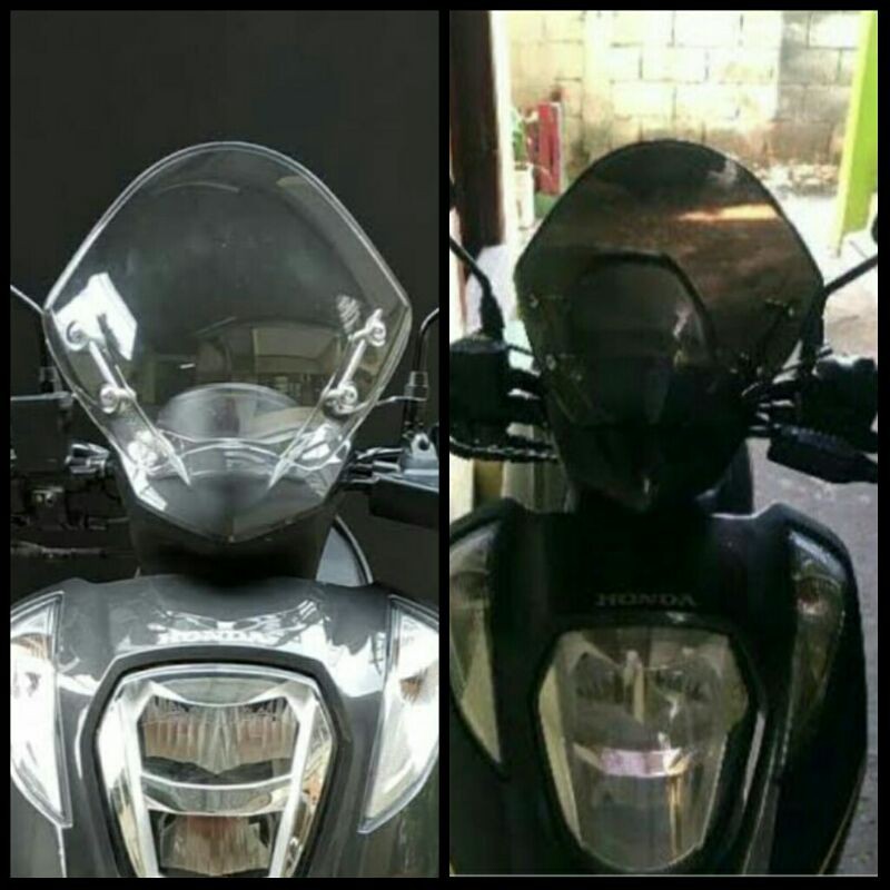 Windshield / visor TGP honda genio scoopy mio fino