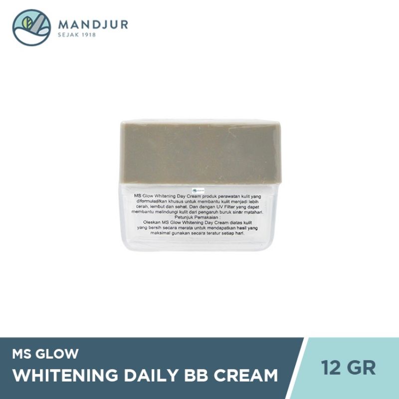 Ms Glow Whitening Daily BB Cream - Krim Dengan UV Filter