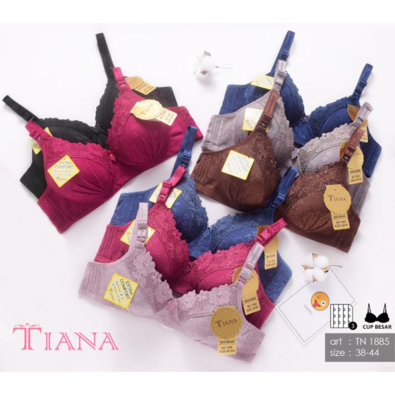 bra fashion tiana tanpa kawat busa sedang 1885