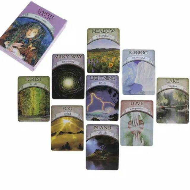 Oracle Cards Earth Magic Read Fate Tarot 48-card