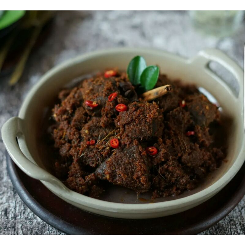 

Rendang Daging Sapi Asli Padang Sajian Lebaran