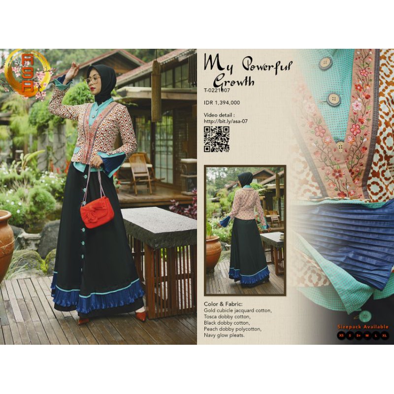 TUNEECA T-0221007 TUNEECA ASA DISKON SALE PROMO GAMIS LONGDRESS