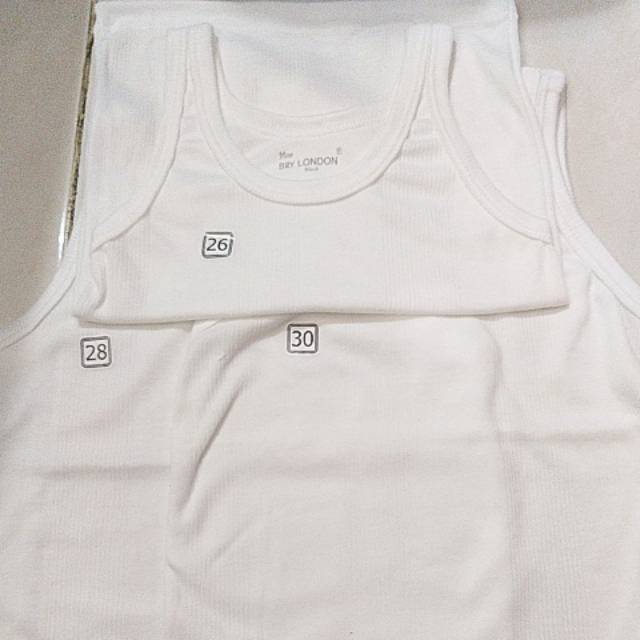 Singlet anak laki boy london/Banff umur 3-12 tahun