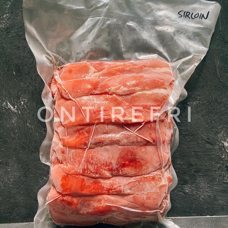 

Australian Sirloin Sliced (1kg) / Daging Sapi Impor Lulur Luar Slice