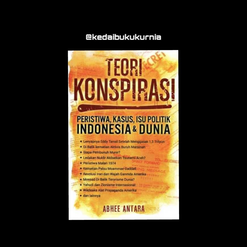 Jual buku teori konspirasi Shopee Indonesia