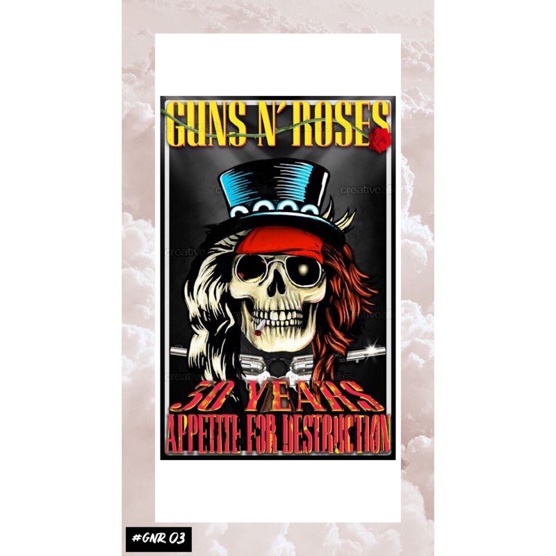WALL POSTER - BAND SERIES (#GNR03)
