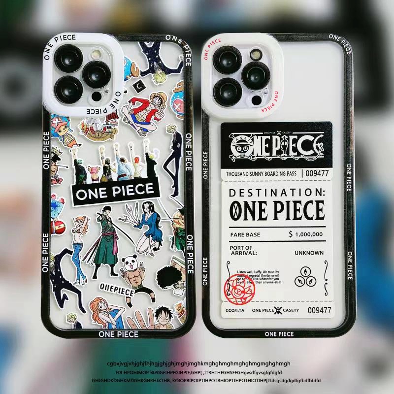 One Piece character case iPhone 12 pro max 12 mini 11 pro max X/Xs max 7/8/SE2020 7plus/8plus Protective camera Casing iPhone