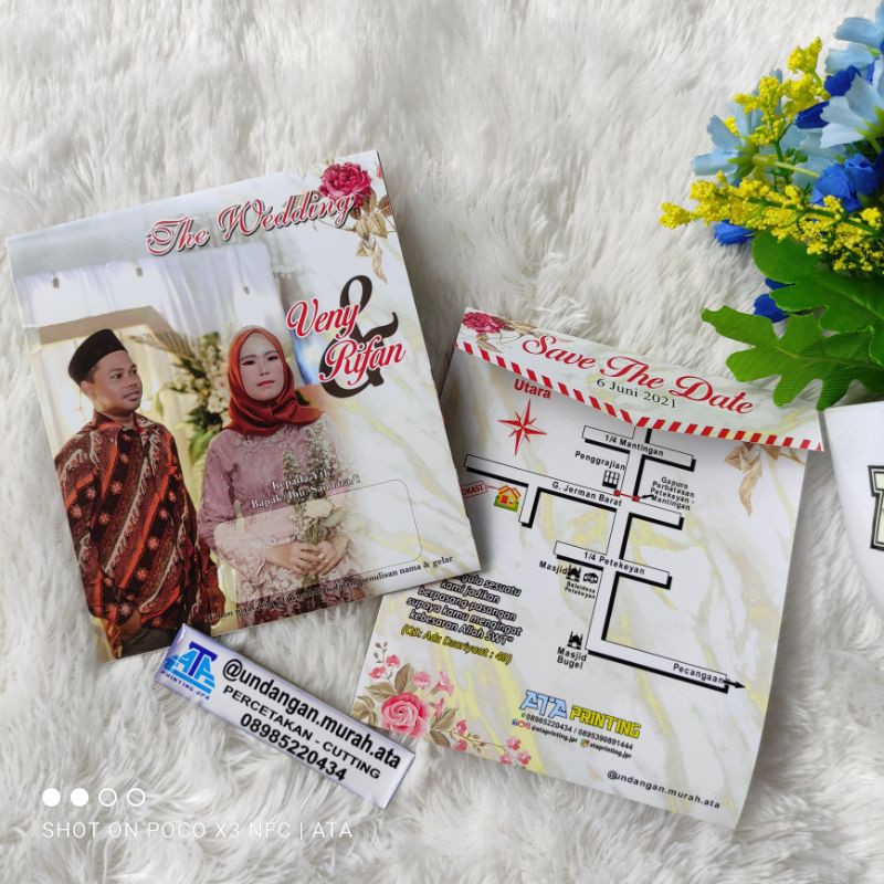 

Undangan Costum Model Lempit Amplop