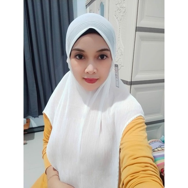 Bergo Plisket original Doi (Doa Ibu)