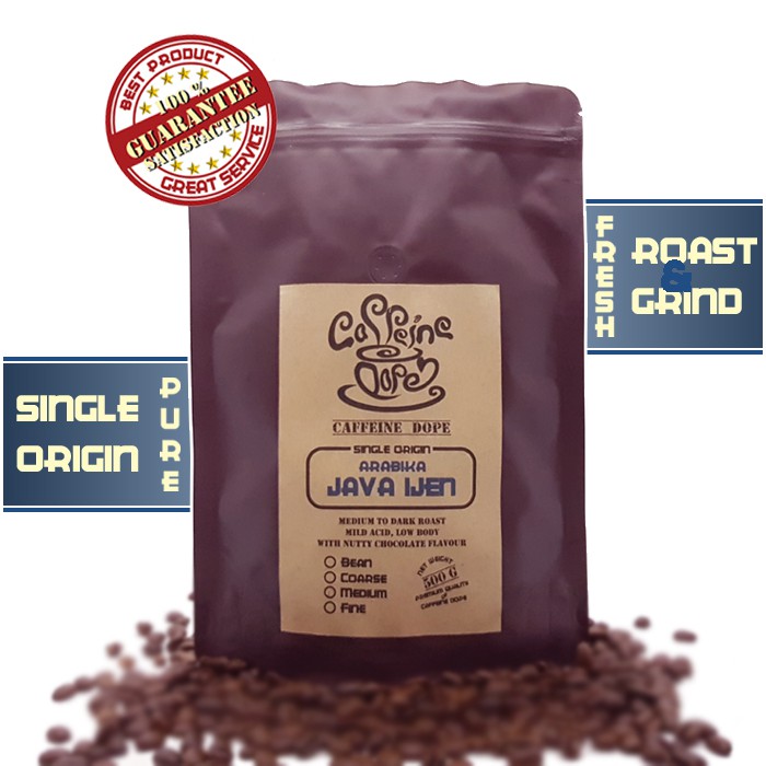 

Kopi Arabika Java Ijen 500 Gram Single Origin - Bean/Biji & Ground/Bubuk