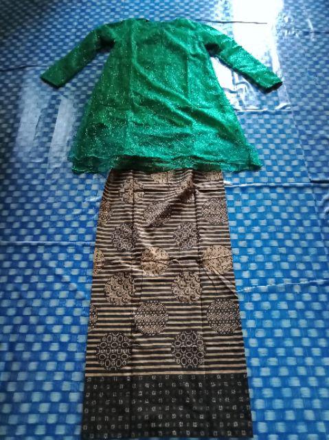 Couple Batik Shofia Brokat Tile Mutiara