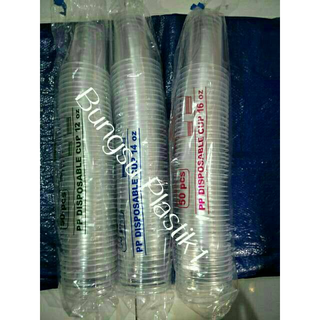 [GROSIR]40rol/1Dus Gelas Es IKM (standar) 12,14,16 oz Cup oz pop es