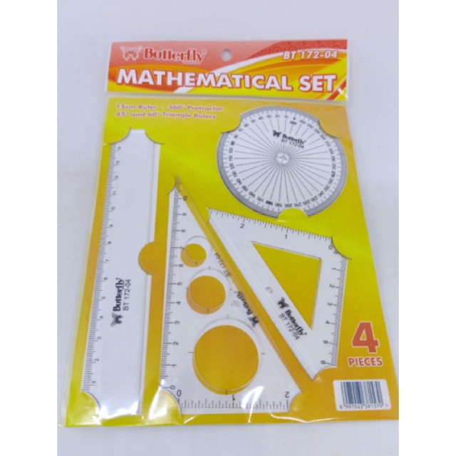 

Penggaris Mistar set isi 4