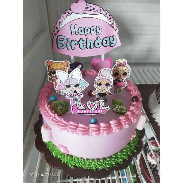 (Samijan cake &amp; bakery) kue ulang tahun tema LOL, karakter dll terdaftar DINKES