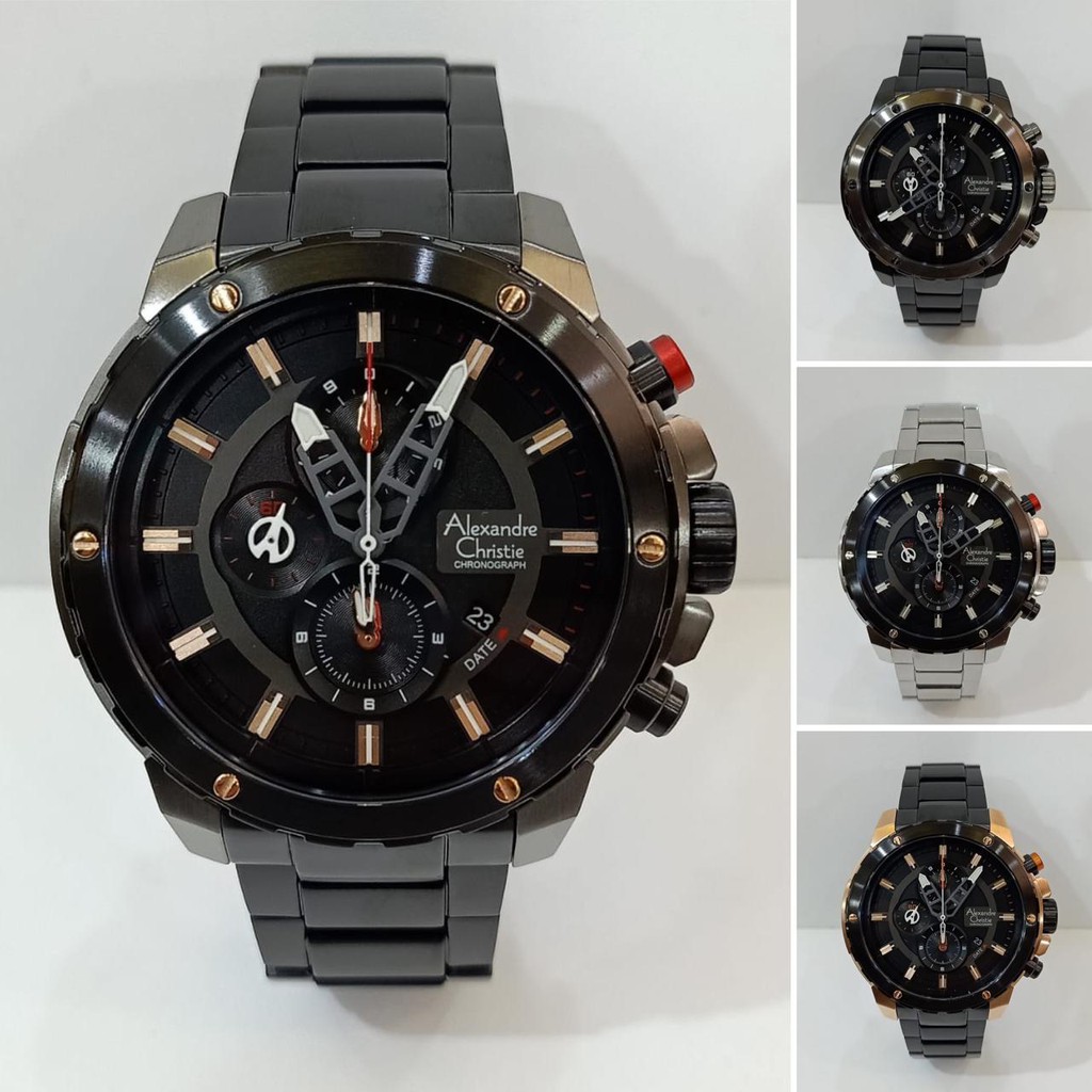 Jam Pria Alexandre Christie AC6530 AC 6530 Original Garansi Resmi Alexander Christie Free Baterai