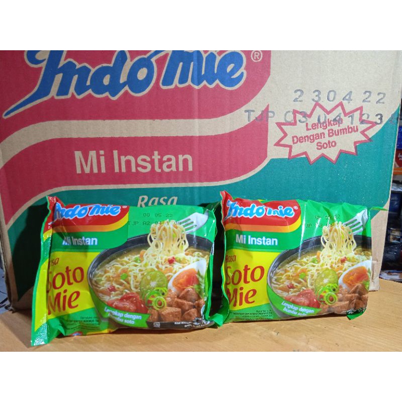 

1 dus Indomie soto isi 40s
