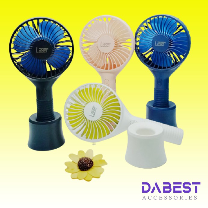 Kipas Angin Mini Porteble Laser / USB Handy Fan