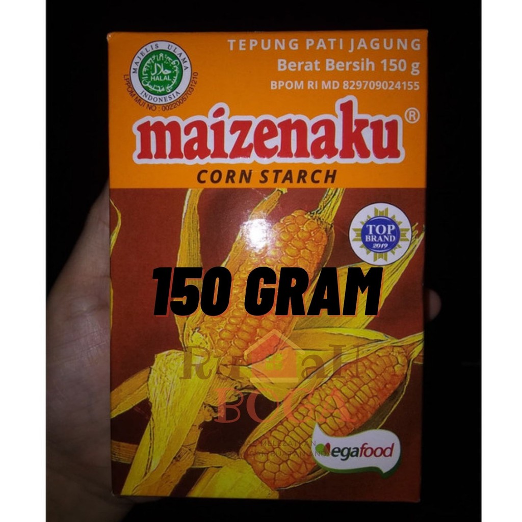 

Tepung Jagung Maizena Maezena Meizena Maisena MAIZENAKU 150gr 150gram 150 gr gram