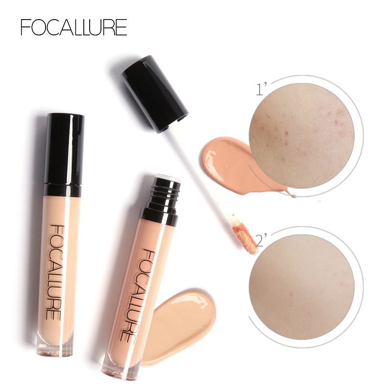 FOCALLURE Full Coverage Concealer Liquid Long Lasting Eyes Face Concealer