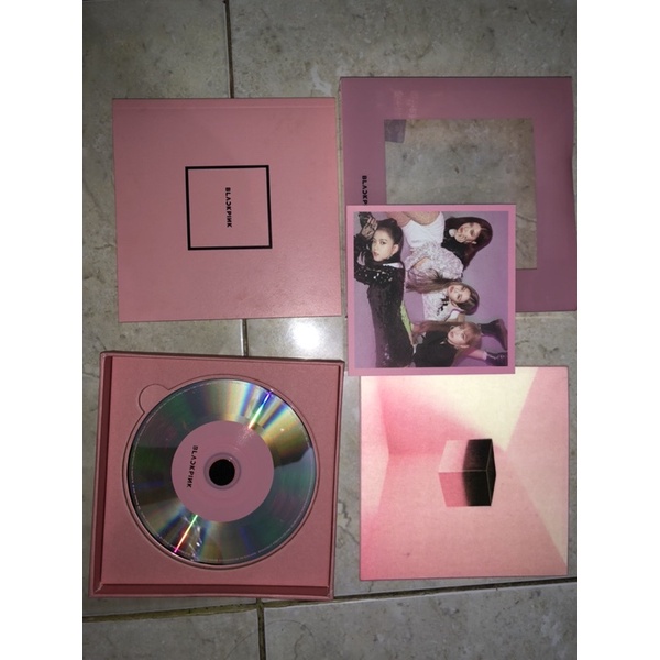PHOTOCARD JENNIE BLACKPINK SQUARE UP PINK VERSION