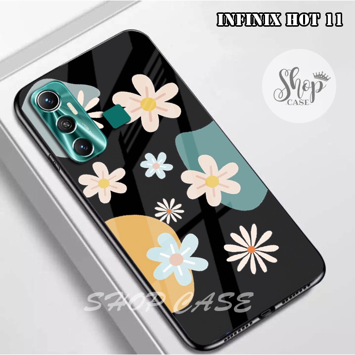 Softcase Glass Infinix Hot 11 - Case Infinix Hot 11 - Kesing Infinix Hot 11 - Casing Infinix Hot 11 