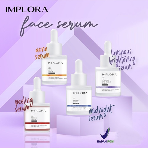 Implora Face Essence Serum 20 ml Rumah Cantik 354 Serum Perawatan Wajah Yang Melembabkan Kulit Wajah Agar Tidak Kusam dan Menghilangkan Noda Di Wajah