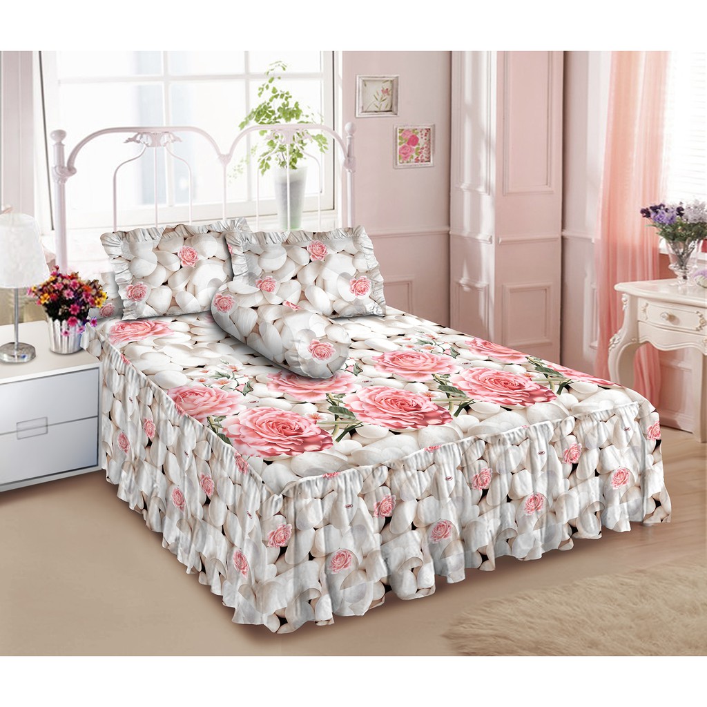 Kintakun Sprei Rumbai Bantal Busa (RBB) D'luxe - 180 x 200 