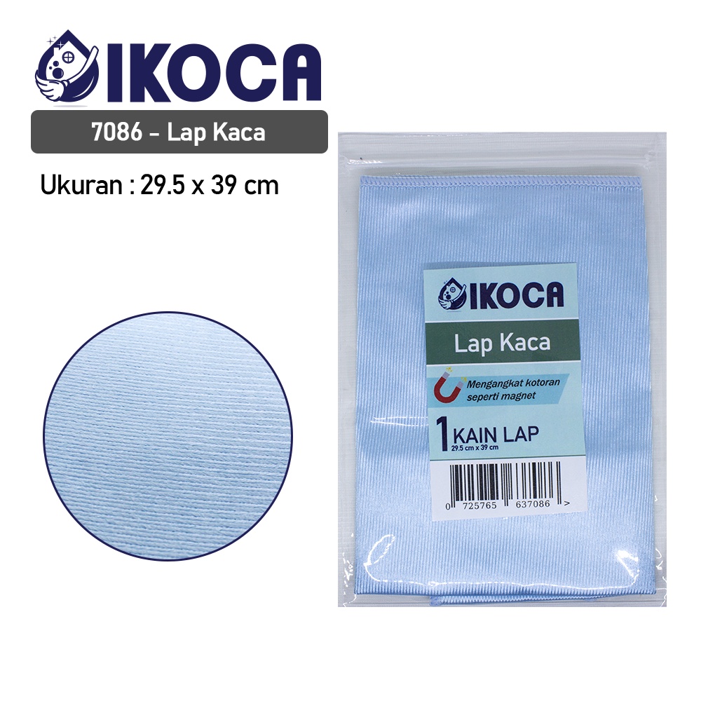 KtmStore Lap kaca microfiber 29.5x39 cm Lap TV Glass Cloth Ikoca IKO-7086