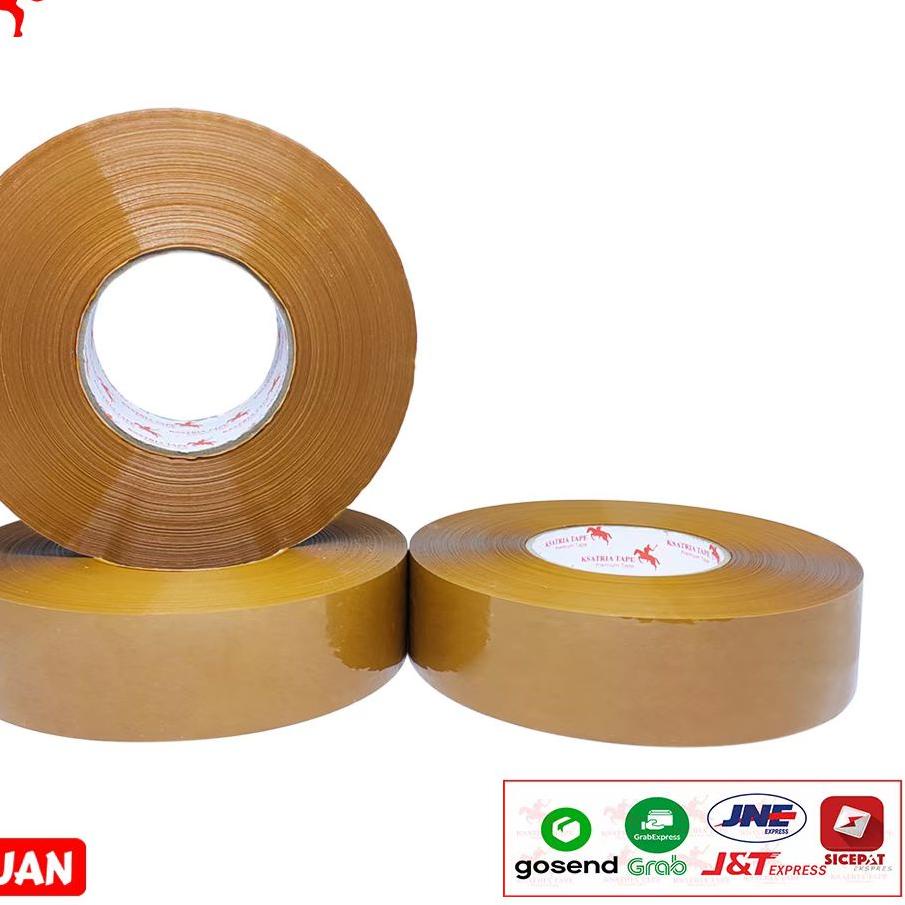 

【FREE SHIPPING】 Lakban OPP Tape / Lakban Coklat KSATRIA Tape 500 Yard -Pcs 5.5 FLASH SALE/5.5 BRANDS FESTIVAL/〖✅Star〗/〖5.5 FLASH SALE〗/STAR