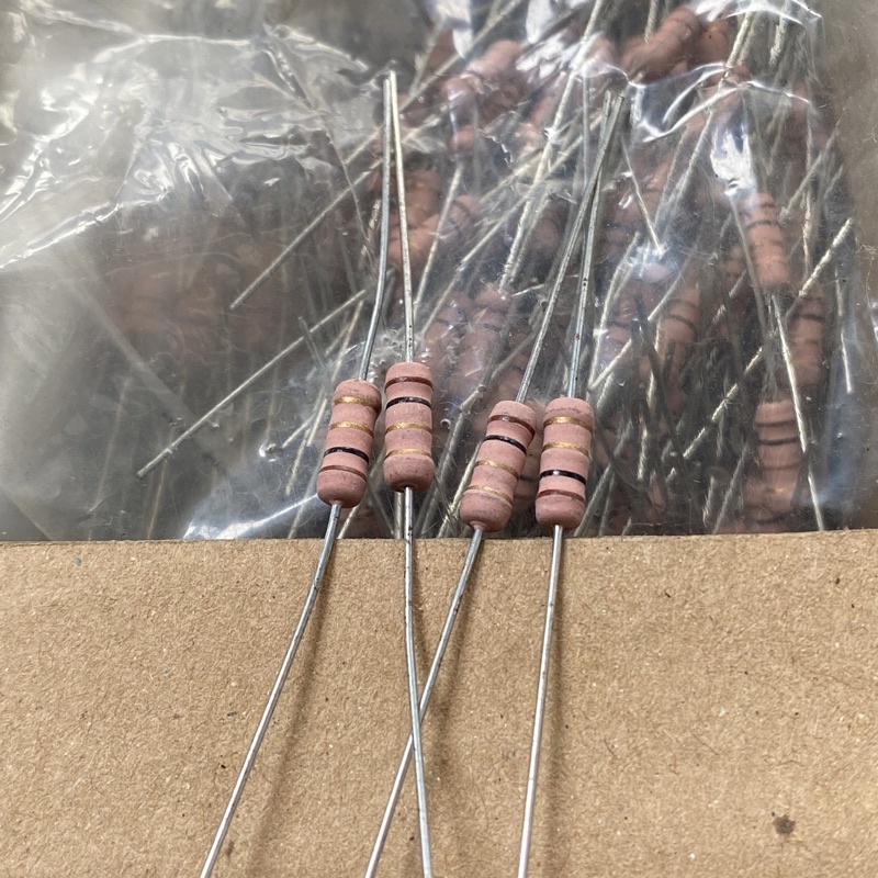 resistor 1 ohm 1watt coklat original japan bodi kecil