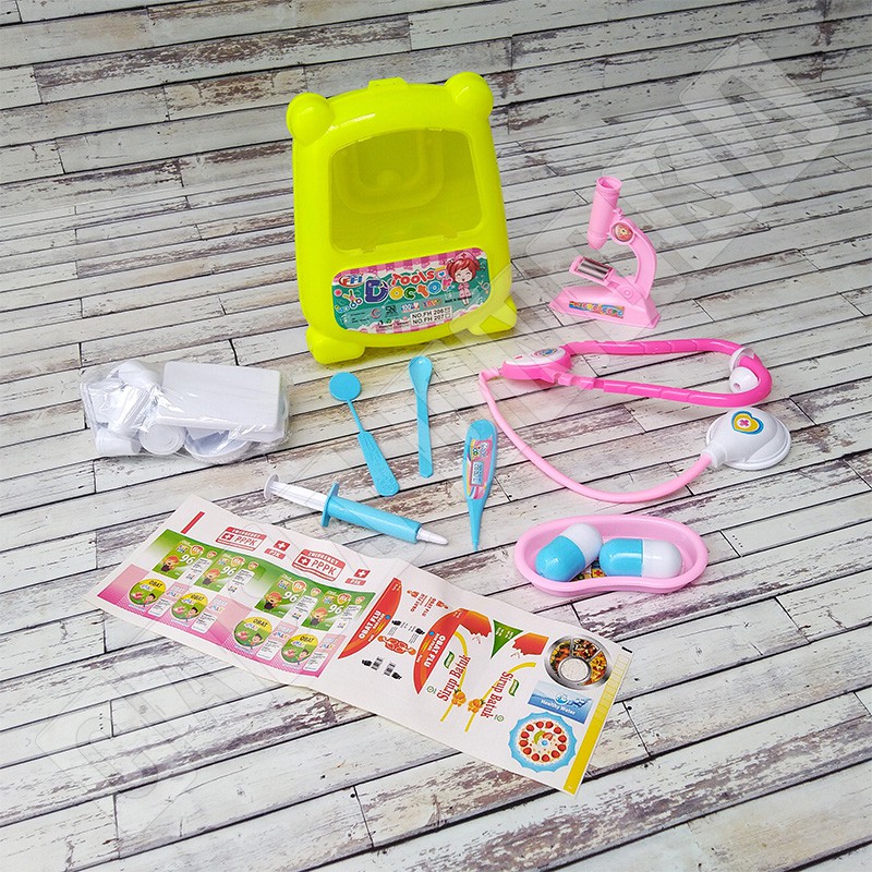 Mainan Dokter Dokteran Koper Troli - Tools Doctor FH 206