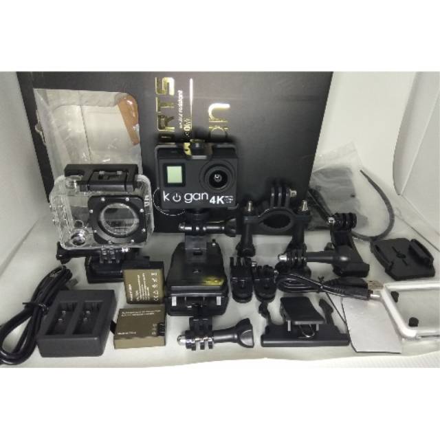 Action Camera Kogan 4K UltraHD NV 16mp wifi BEKAS
