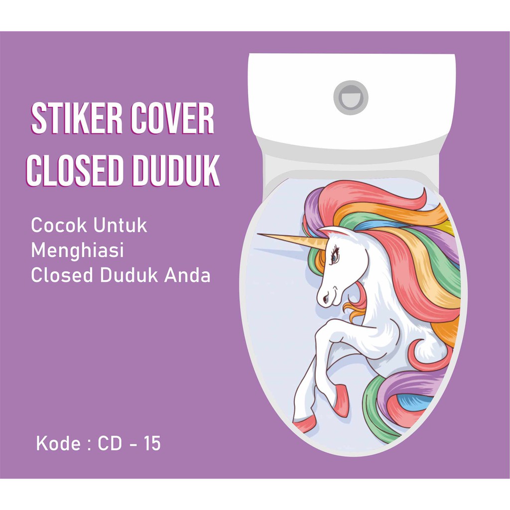 Jual Stiker Tutup Closet Duduk Toilet Cover Desain Modern Campuran Indonesia Shopee Indonesia