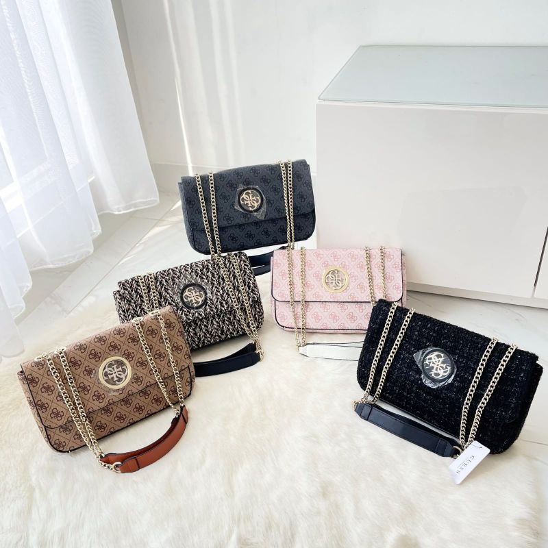 Tas Rajut | Tas Kulit | Selempang Wanita | Tas Selempang | Guess Bag | Gb159
