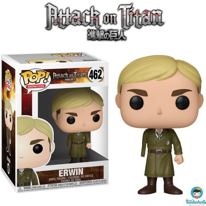 BEST SELLER FUNKO POP ANIMATION ATTACK ON TITAN - ERWIN SMITH (ONE-ARMED) #462 HAPPY SHOPING