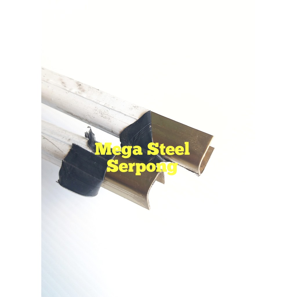 

List U HAIRLINE Stainless Steel Gold uk. 2.5 x 2.5 x 2.5 cm