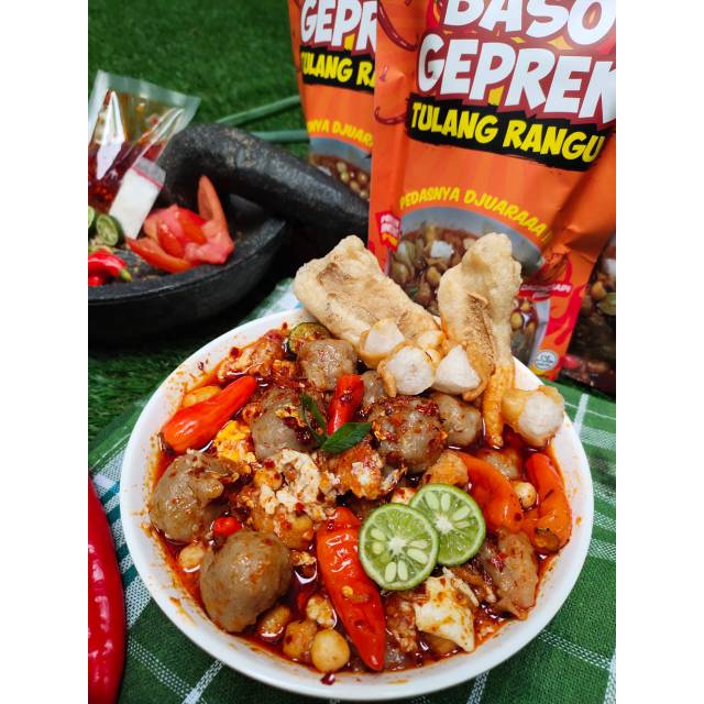 

Baso geprek tulang rangu