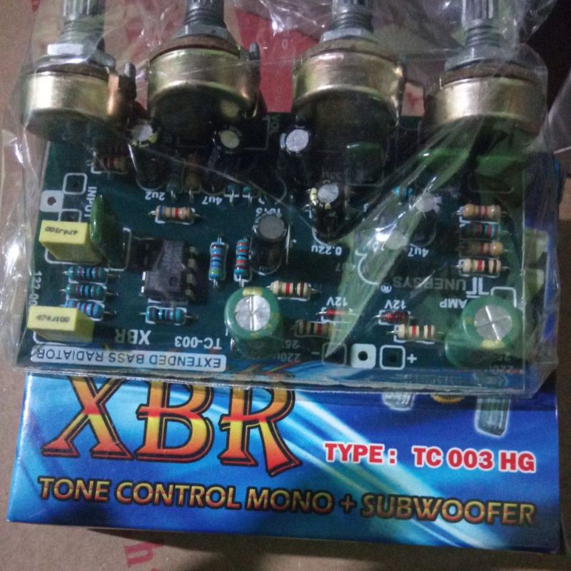 XBR tone control +subwoofer