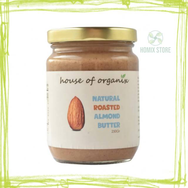 

SELAI KACANG ROASTED ALMOND BUTTER ALMOND PEANUT BUTTER SELAI ROTI 250 gr