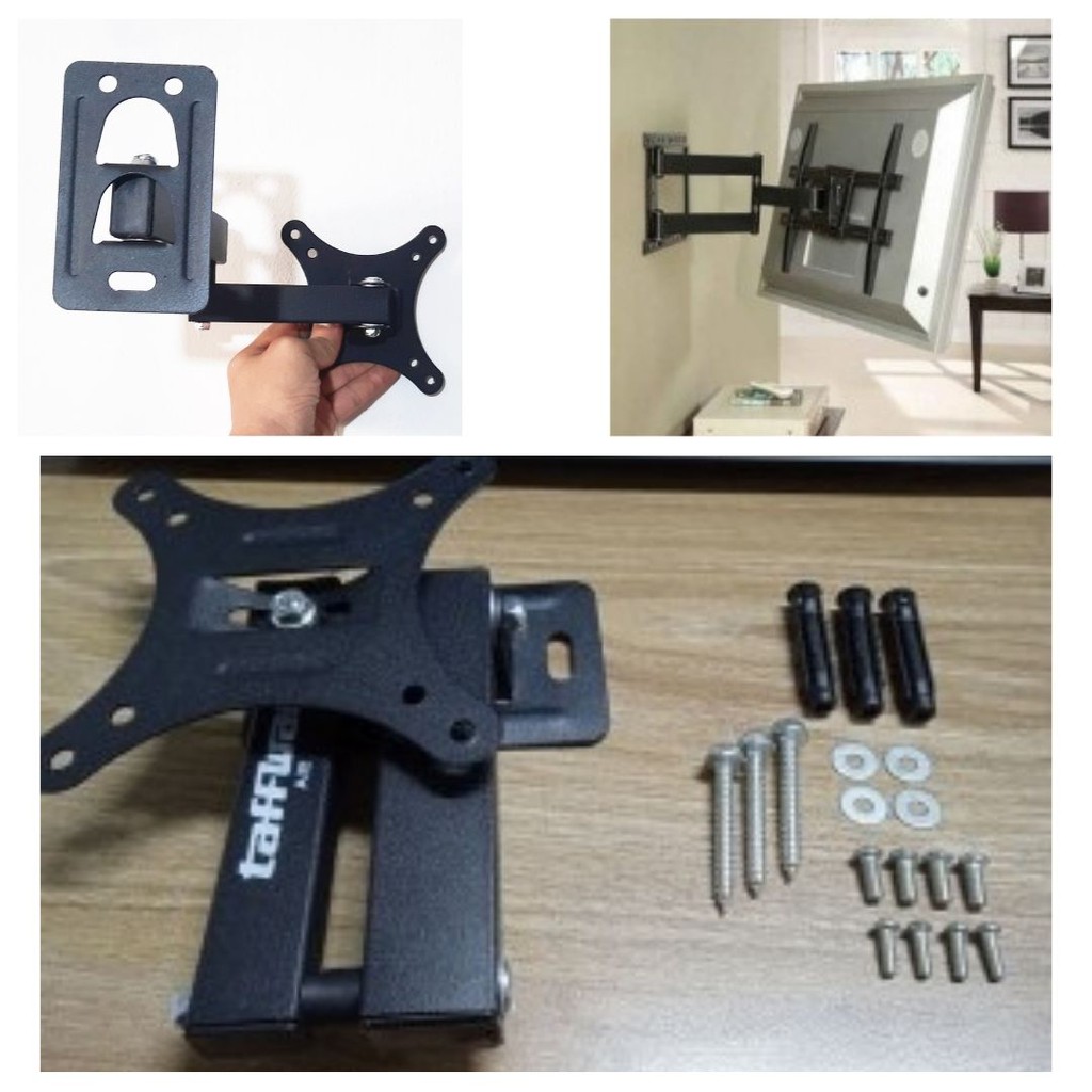 Braket Stand Holder Mount TV Monitor Dinding Adjustable Telescopic 111108