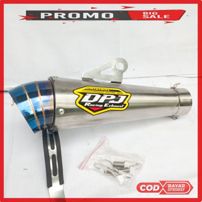 KNALPOT DPJ ORIGINAL SONIC SATRIA CB150 CBR150 R15 MXNEW MXKING VIXSON JUPITER VEGA DLL