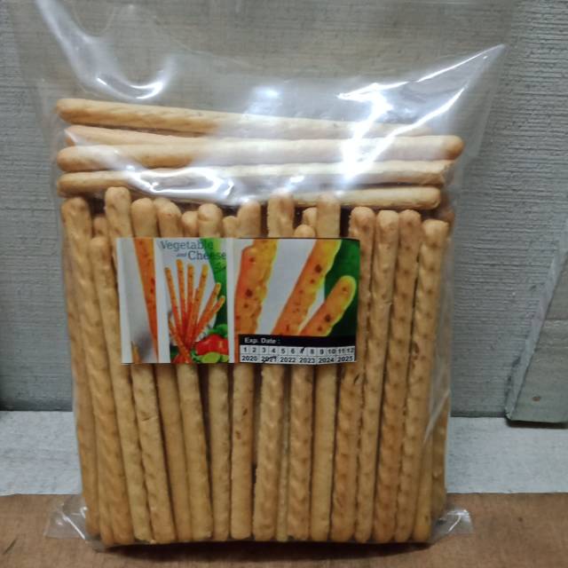 

Vegetable stik and cheese snack kiloan original biskuit stik sayur