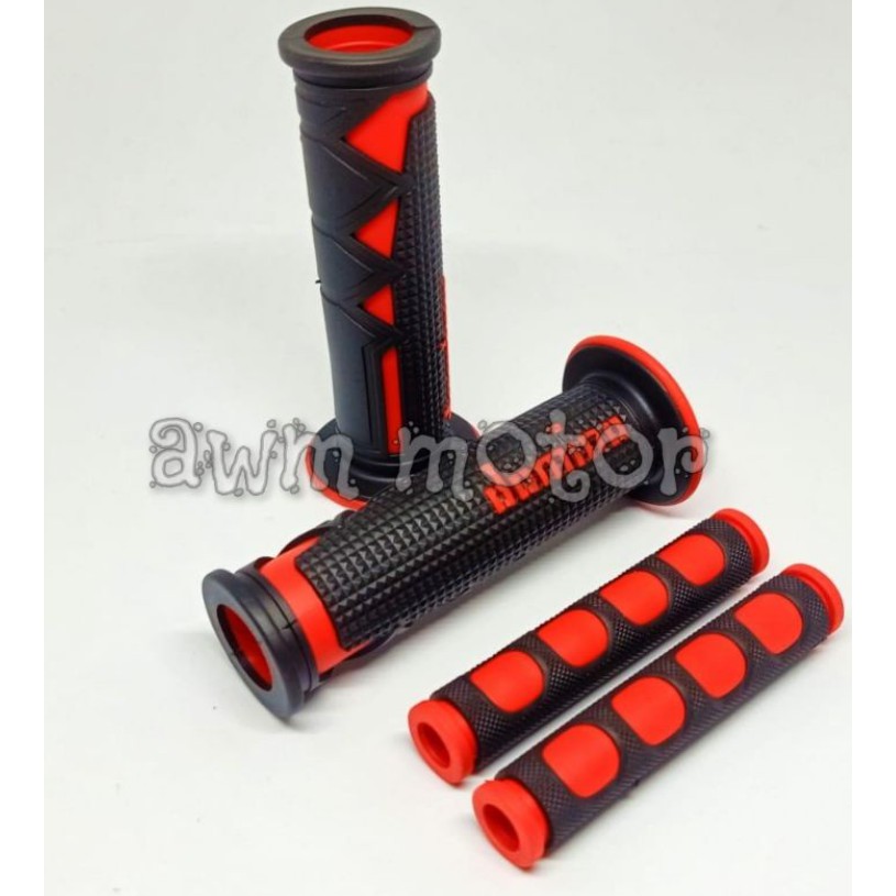 [Paket 2in1] Hangrip Domino Shack Motor Variasi Free Karet Handle Rem Universal