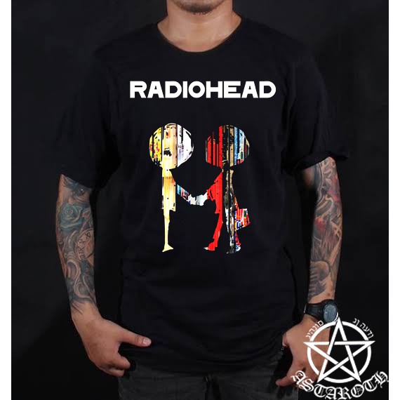 Kaos Dewasa Radiohead - Kaos Band Alternative Rock - Kaos Band Rock