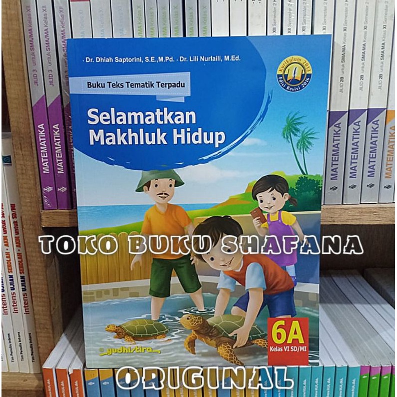 Paket 5 Buku Tematik Terpadu Yudhistira 6A 6B 6C 6D 6E K13 Edisi Revisi Kelas 6 SD ORI