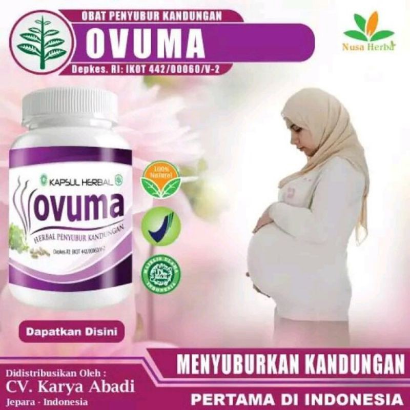 Obat Herbal Alami Penyubur Kandungan OVUMA Asli Original