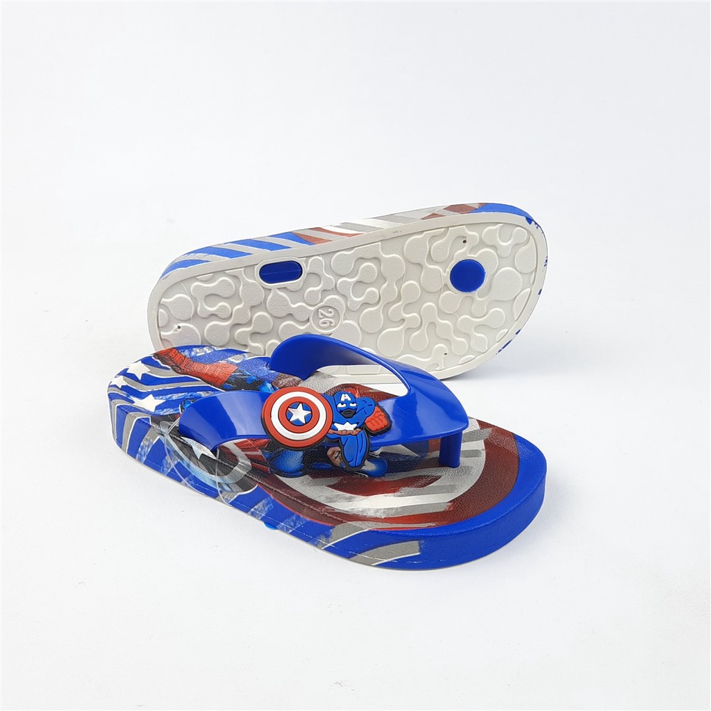 Sandal jepit anak laki Captain America Alea kae Rz.21.004 26-30