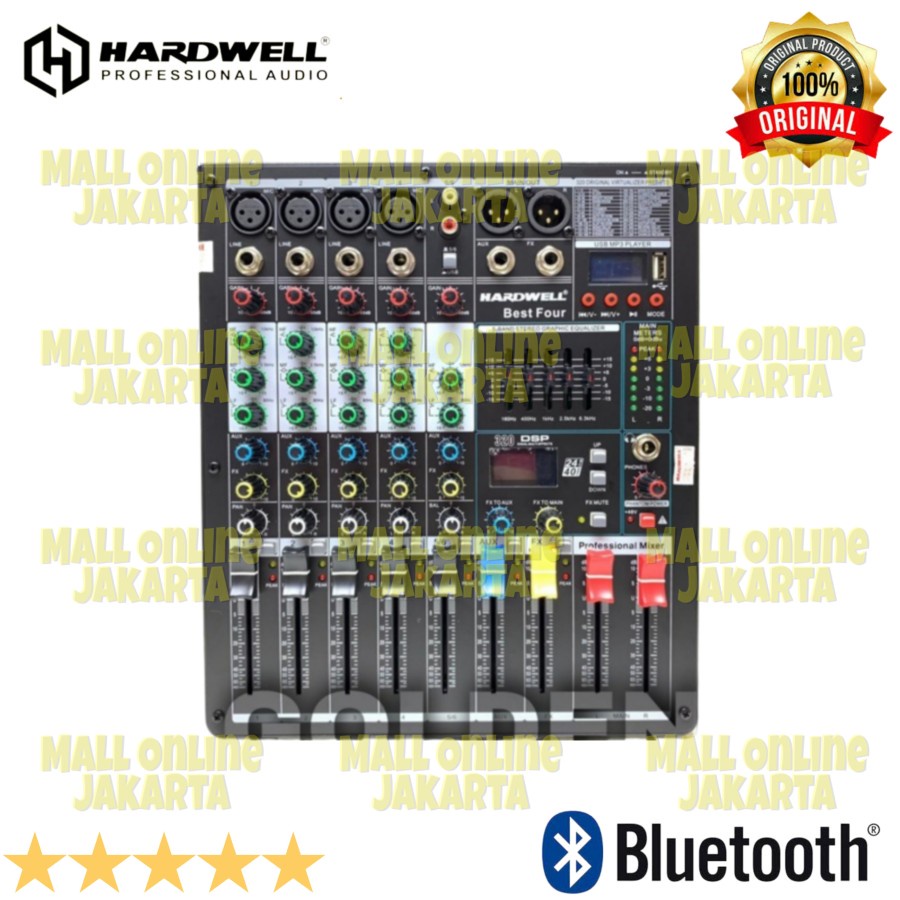 Mixer audio Hardwell Best four original 6 channel soundcard