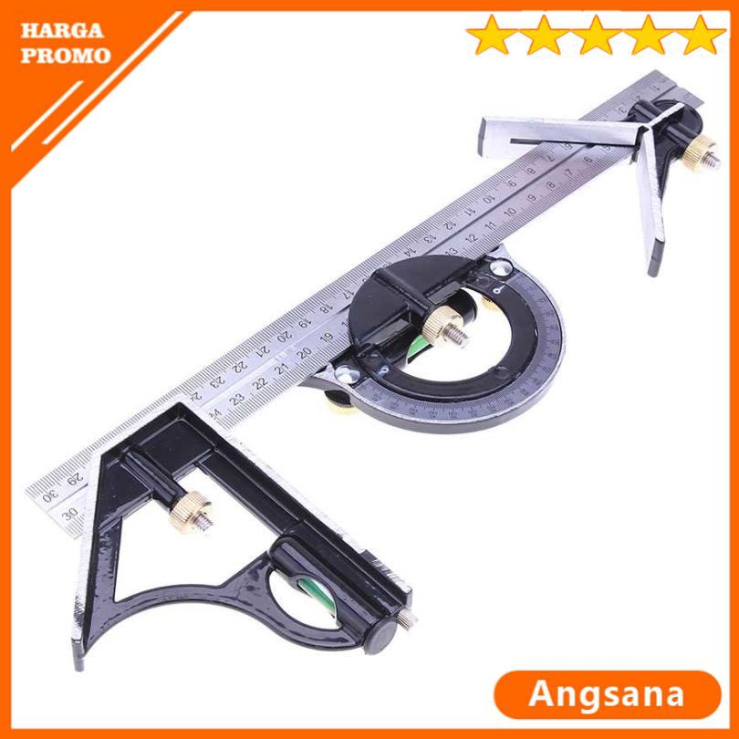 

Laris Penggaris Multifungsi Adjustable Angle Finder 30cm Berkualitas